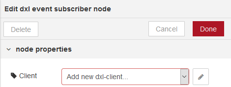 Edit Event Subscriber Node No Client